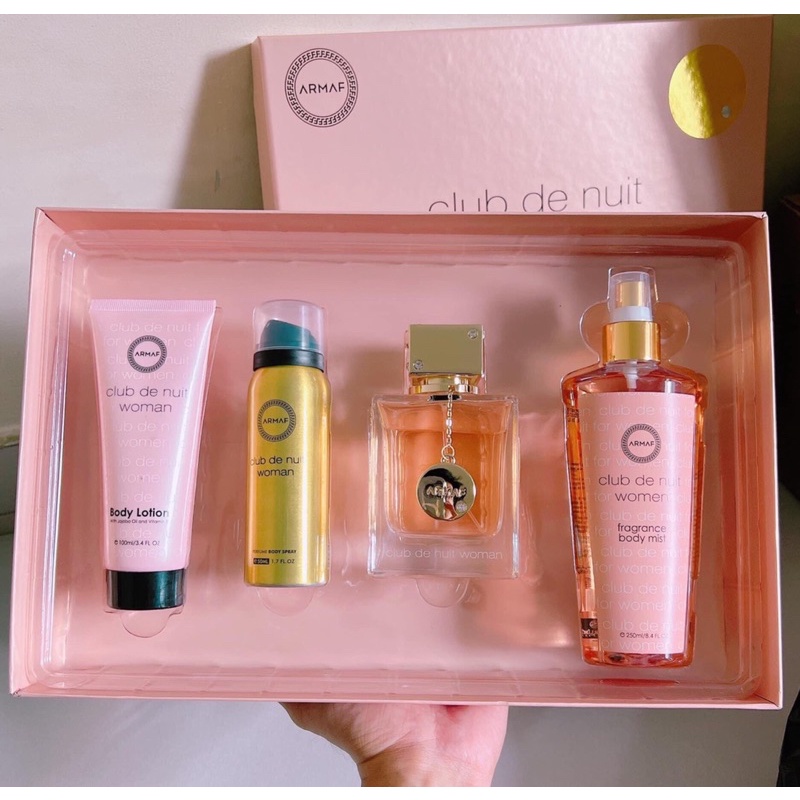 🎁 𝐒𝐞𝐭 𝗖𝗹𝘂𝗯 𝗱𝗲 𝗡𝘂𝗶𝘁 women siêu thơm trọn bộ 4 món ❤️‍🔥