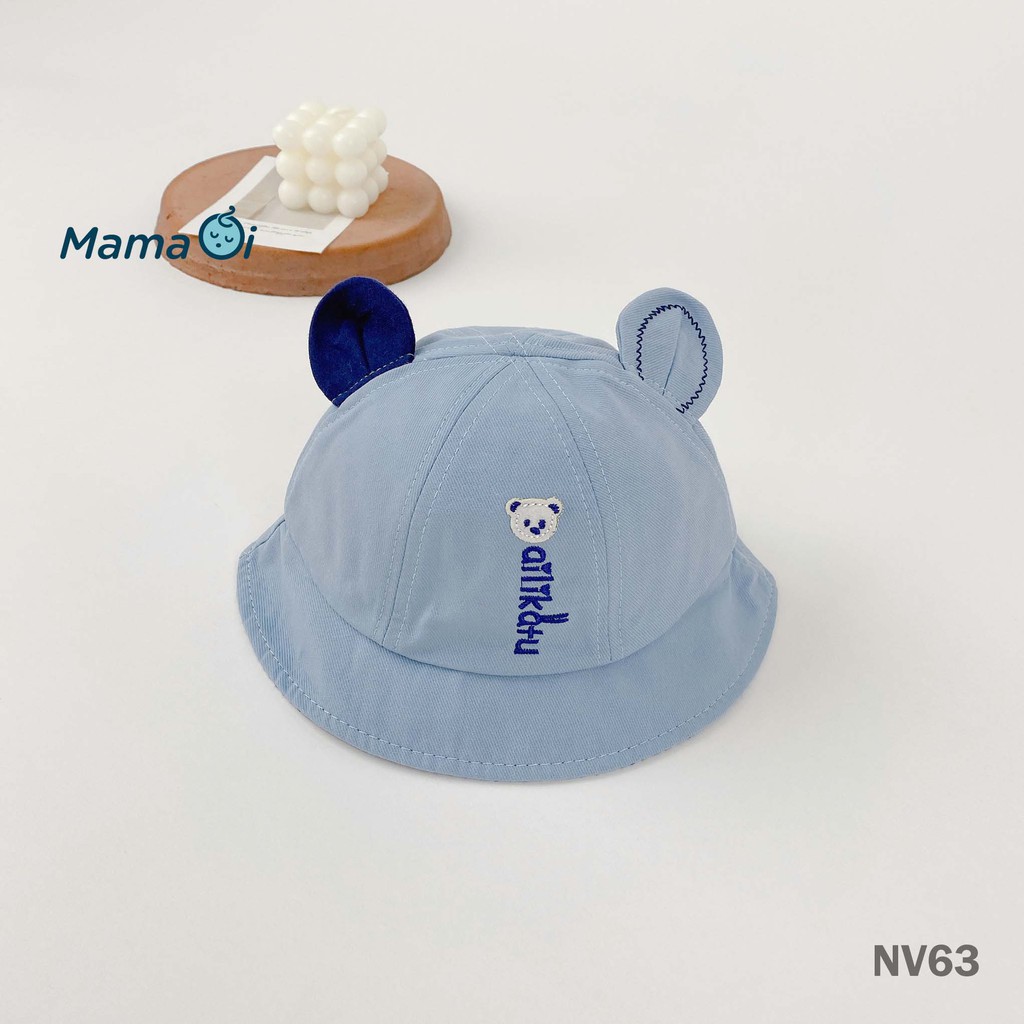 NV63 Nón vành gấu ailikatu mũ vành tròn rộng cho bé đội đi chơi đáng yêu của Mama Ơi - Thời trang cho bé