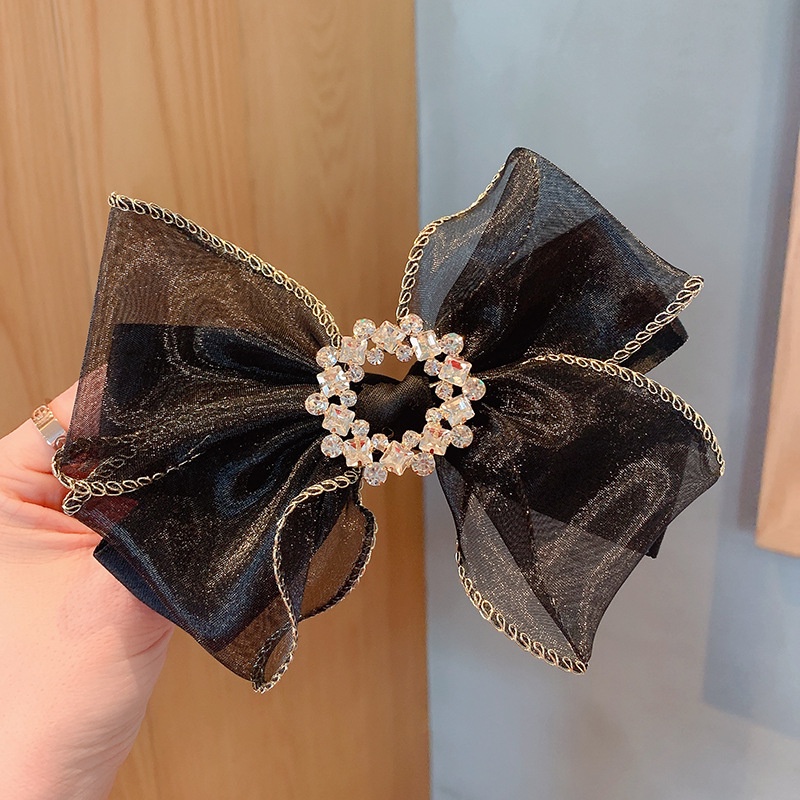 Dây Buộc Tóc Thắt Nơ Cỡ Lớn Phong Cách Hàn Quốc Xinh Xắn Cho Nữ