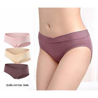 Quần lót bầu cotton cạp chéo