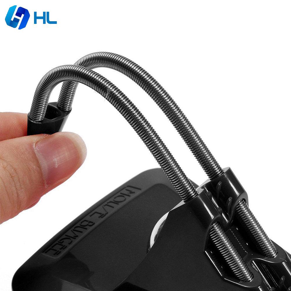 Universal Flexible Mouse Bungee Cord Cable Clip Line Organizer Holder Black