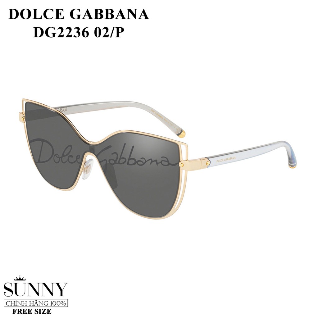 Kính mát chính hãng Dolce Gabbana DG2236 màu sắc thời trang, thiết kế dễ đeo bảo vệ mắt