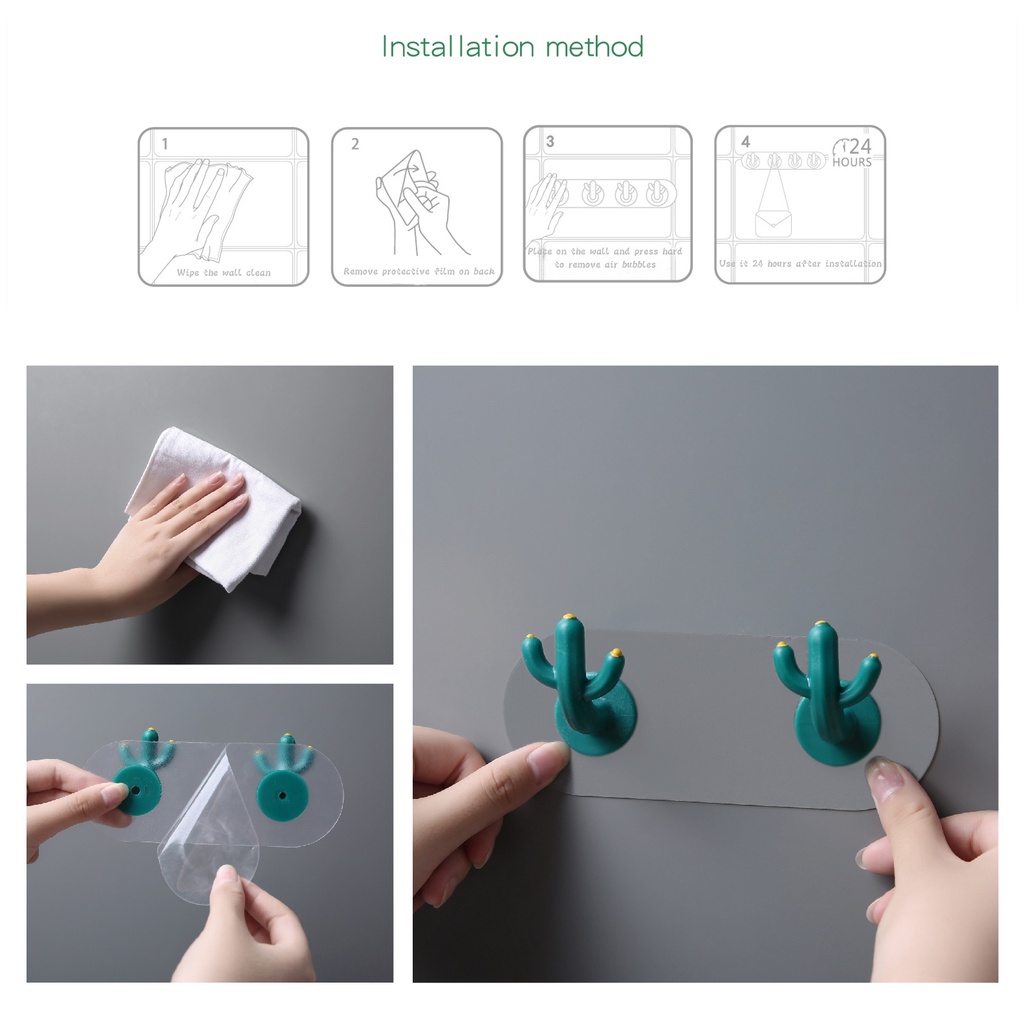 Móc Treo Dán Tường Chắc Chắn Có Thể Tái Sử Dụng