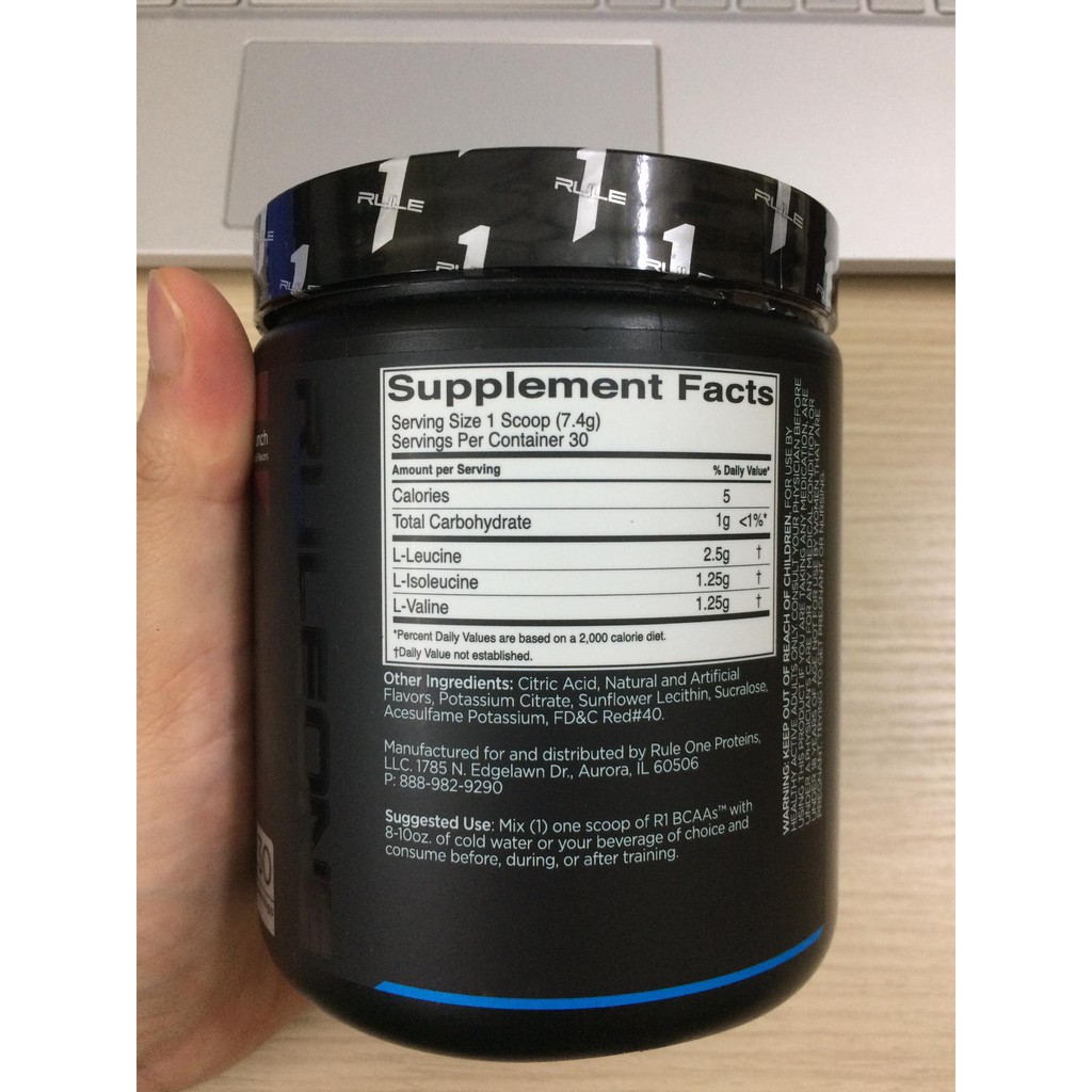 RULE 1 BCAA | Phục Hồi Cơ Tăng Sức Bền [30 Lần Dùng] - Chính Hãng Tại Shape Store