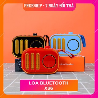 Loa Bluetooth Mini Cầm tay X36 Nhỏ gọn, Thẻ nhớ, Jack 3.5, Nghe nhạc hay, giá rẻ