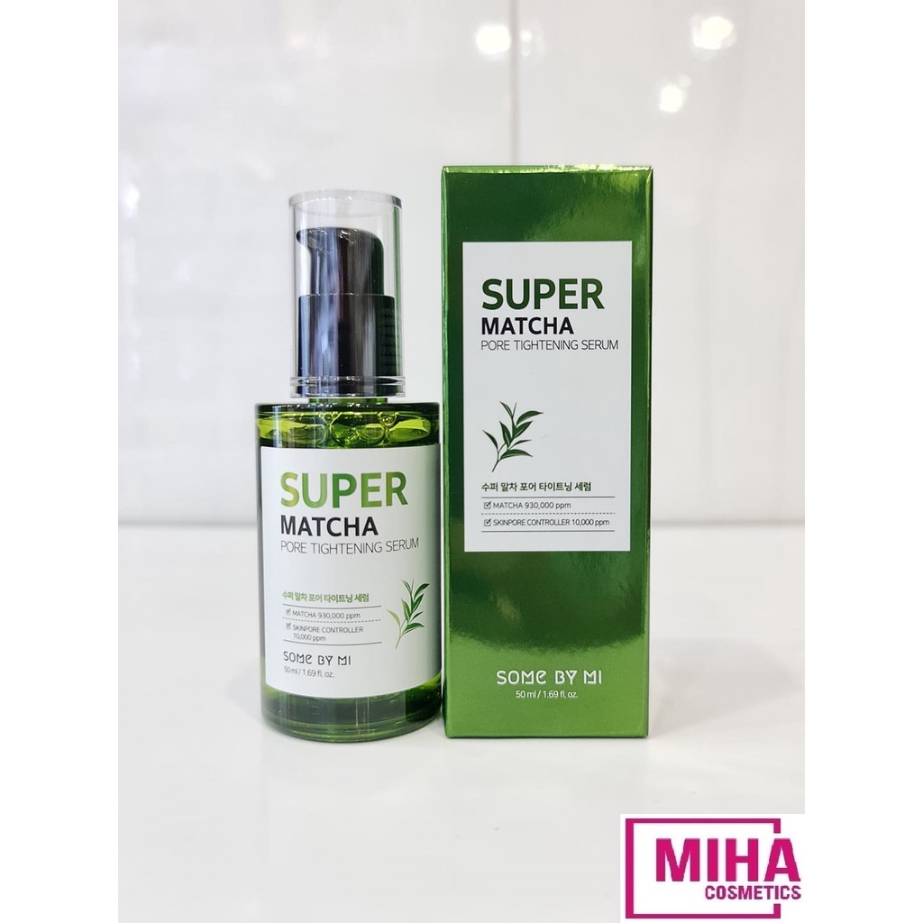 Tinh Chất Dưỡng Da Se Khít Lỗ Chân Lông Some By Mi Super Matcha Pore Tightening Serum 50ml Hàn Quốc