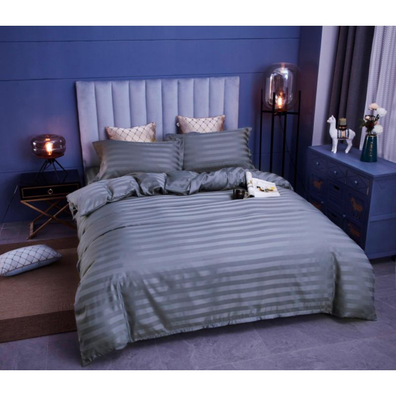 Bộ chăn ga gối cotton 3F màu trắng dòng vải dùng cho khách sạn nhà nghỉ 5 sao