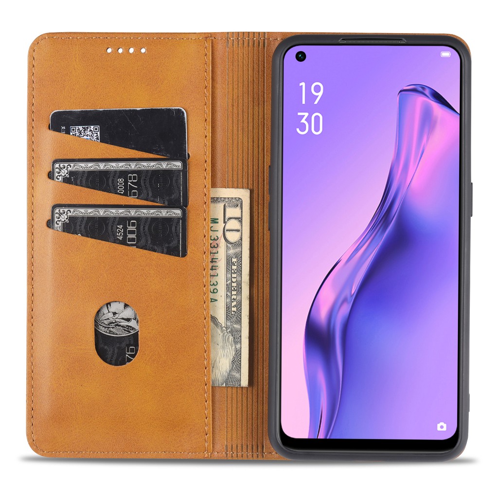 Case for Oppo Reno 4 / 4 Pro 5G Bao da điện thoại cao cấp thanh lịch cho
