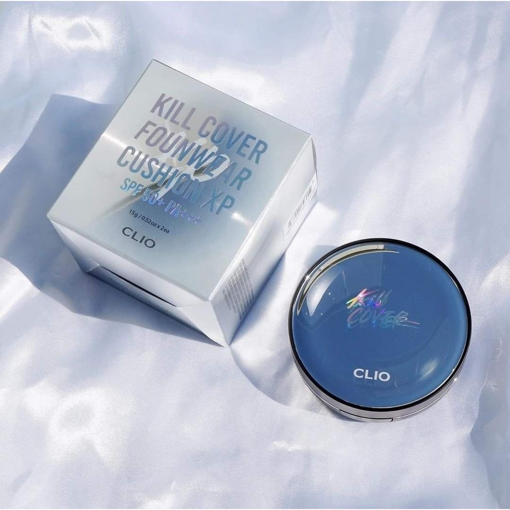 Phấn Nước Clio Kill Cover Founwear Cushion Xp SPF 50+ PA +++ 15gx2 (kèm lõi)