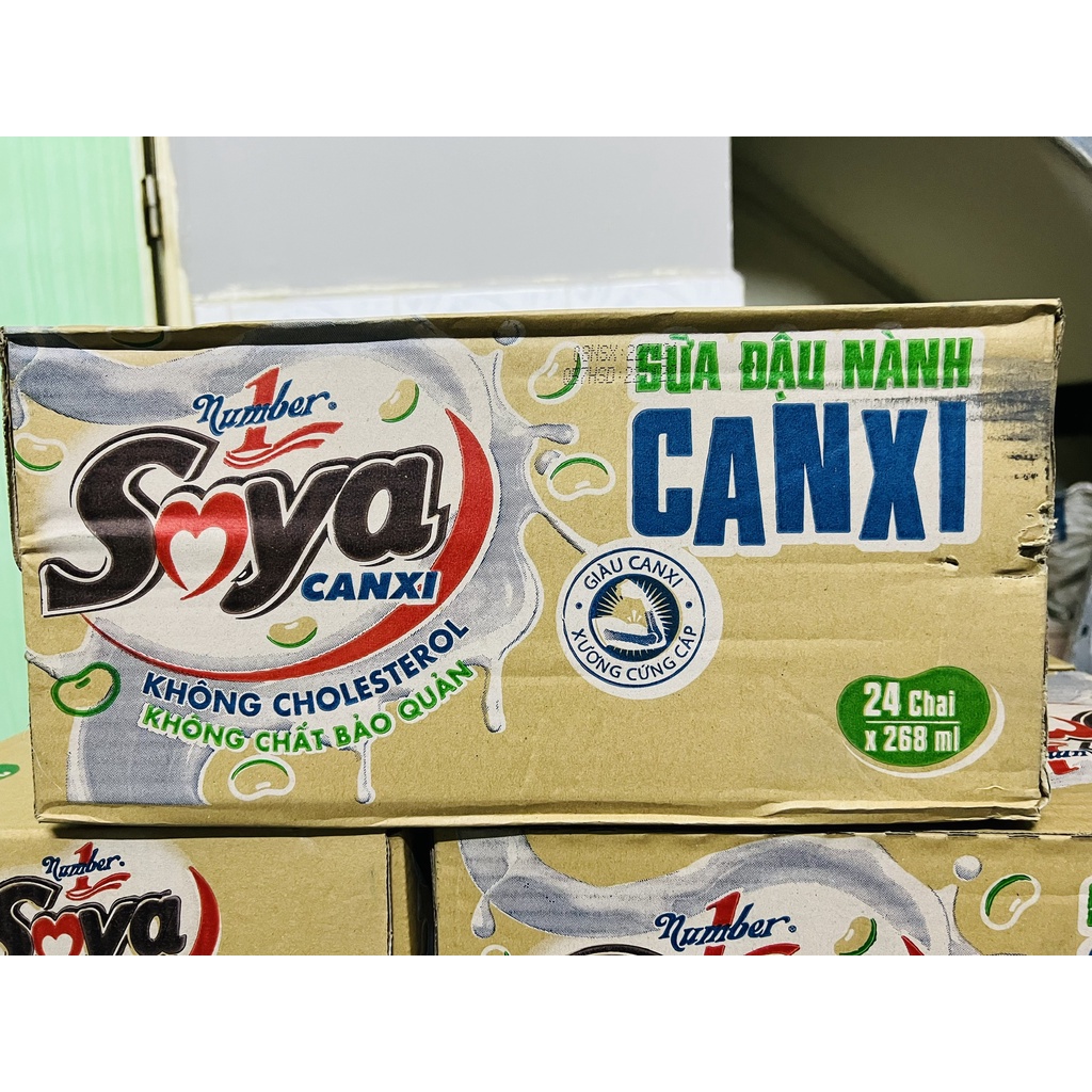 Sữa đậu nành Soya Number lốc 6 chai - 1 thùng 24 chai