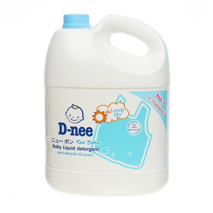 Nước giặt xả vải Dnee 3000ml màu xanh, tím, hồng