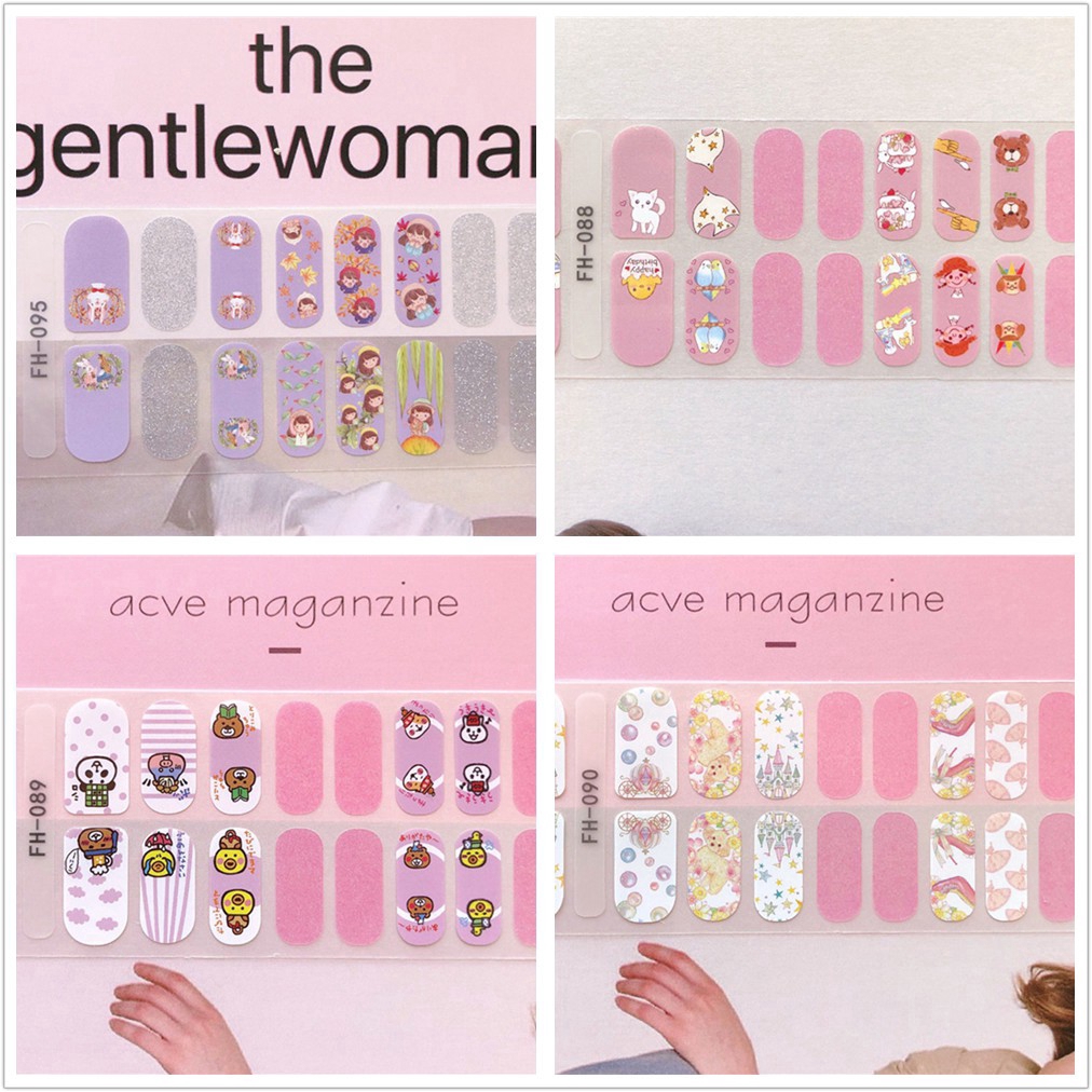 Set 20 Miếng Dán Acrylic Trang Trí Móng 3d Nghệ Thuật Dành Cho Phụ Nữ Diy