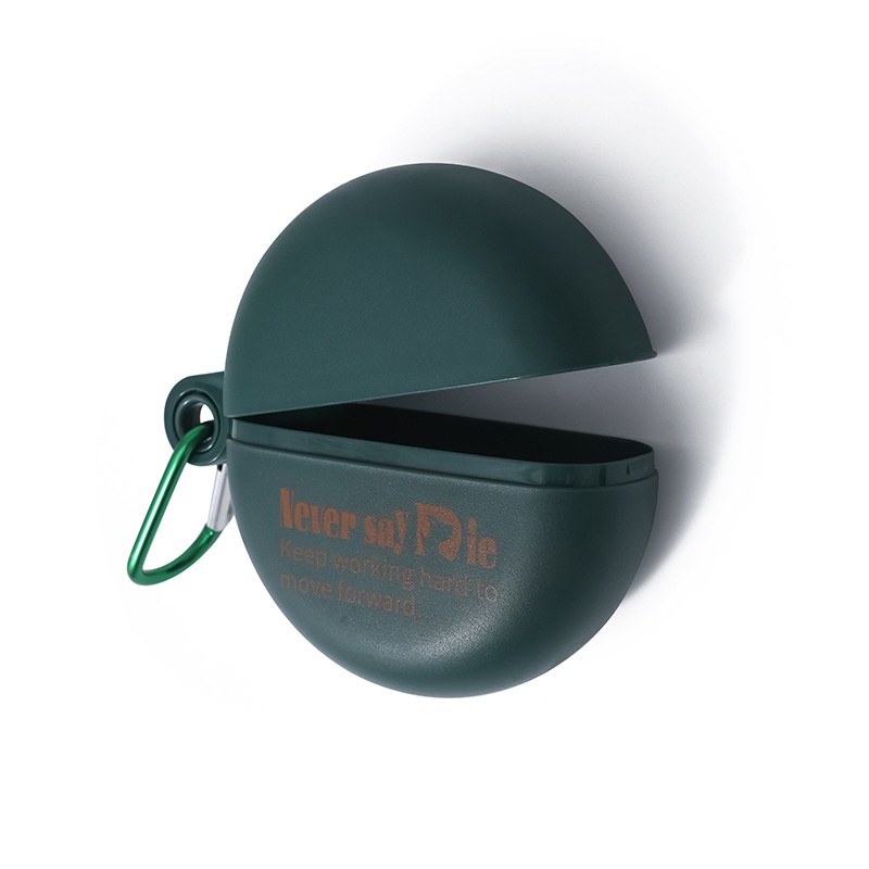 Hộp Đựng Tai Nghe Hình Tròn Chống Bụi Có Khóa Bấm