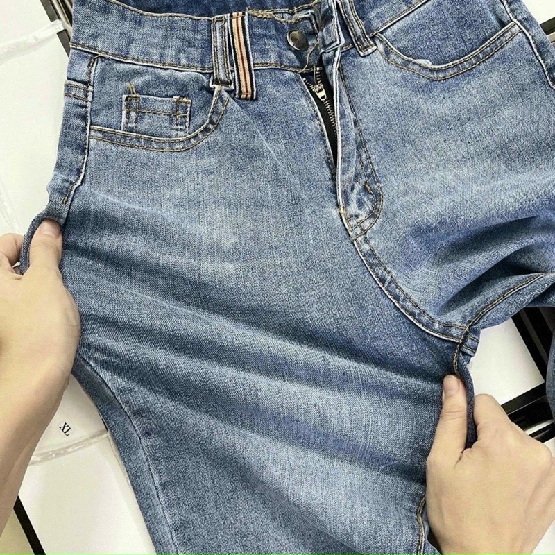 BÁN SỈ QUẦN JEAN XANH MÀI BẠC M2363 CHO NỮ