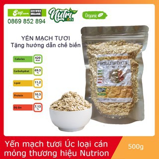 Yến Mạch Tươi Cán Dẹt Úc 500G