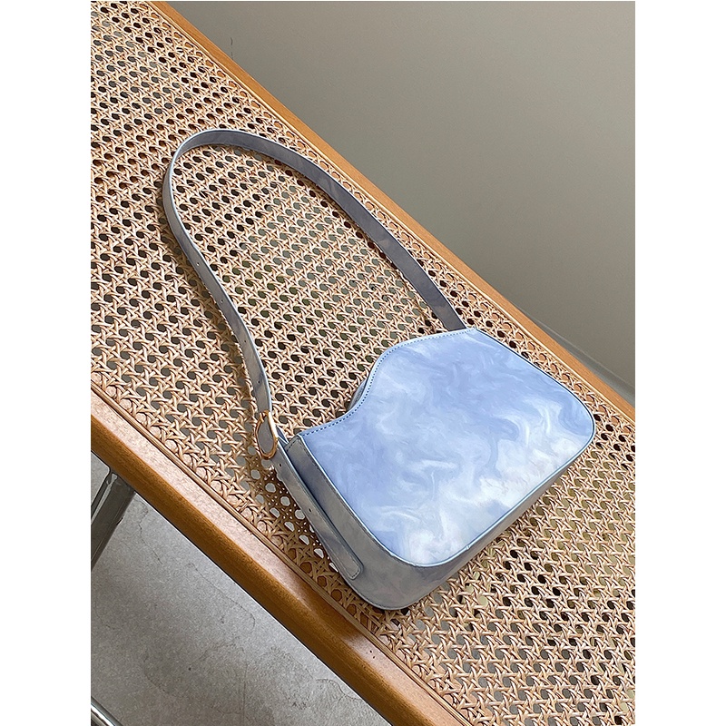 Túi Xách Đeo Vai Màu Xanh Mực Kiểu Dáng Hợp Thời Trang