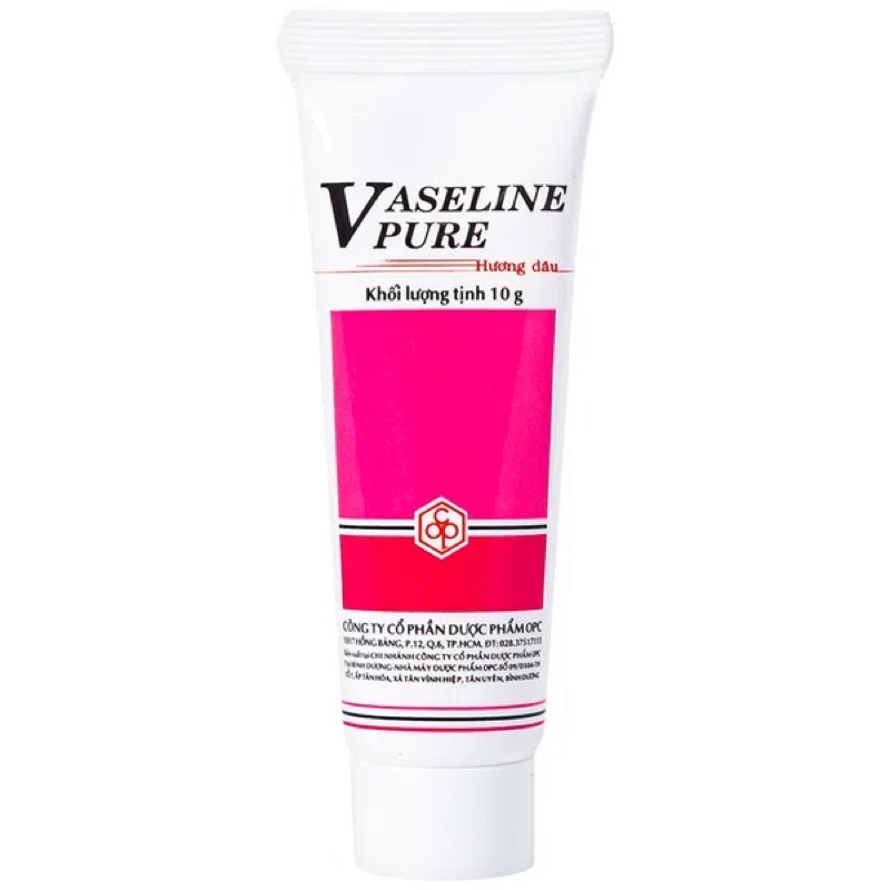 ✅ [Chính Hãng] Vaseline Pure 10g - Hương dâu Phòng nứt môi, nứt da bàn chân, bàn tay