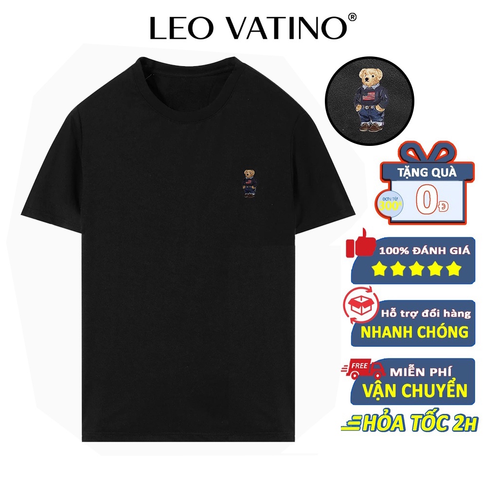 Áo thun nam cổ tròn in cao cấp vải Cotton xuất xịn, chuẩn form, trẻ trung, năng động THLV-M6 - Leo Vatino