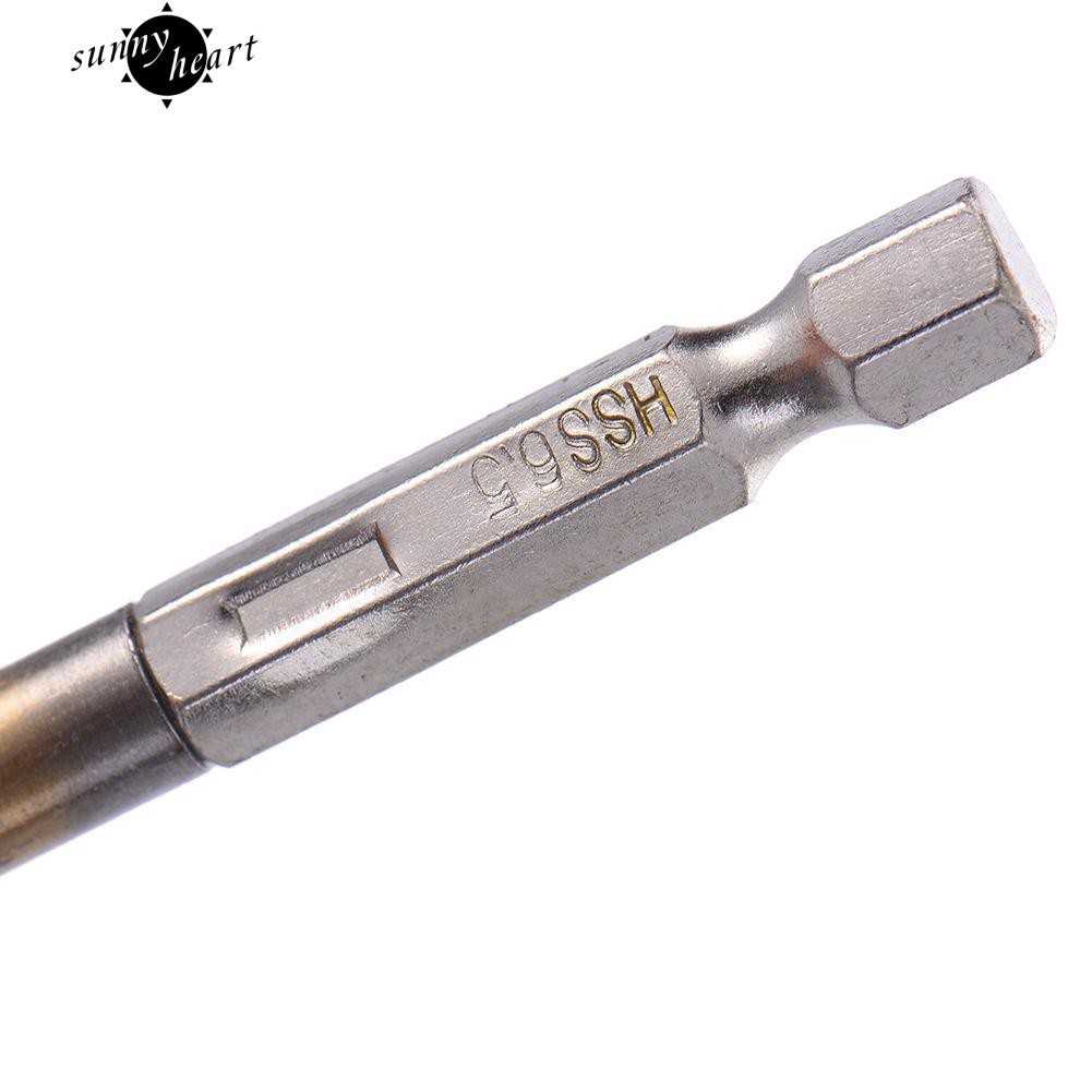 Bộ 13 Mũi Khoan Xoắn Titan Thay Đổi Nhanh Chóng