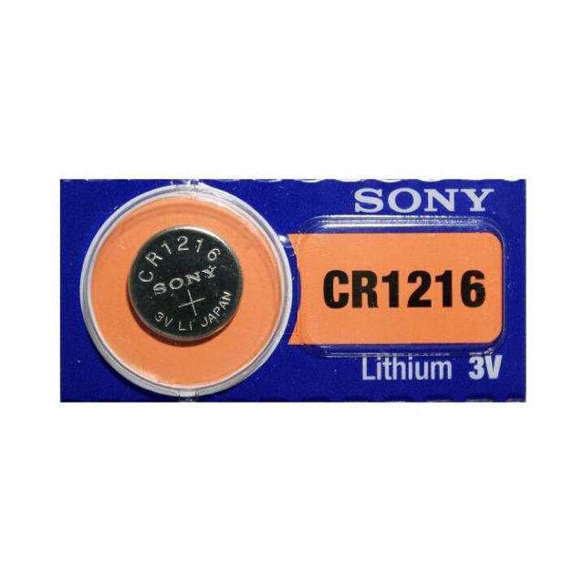 Pin CR1216 Sony Lithium 3V Chính Hãng Vỉ 1 Viên