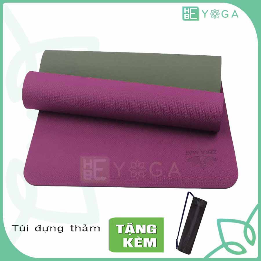 Thảm Tập Yoga Zera Mat TPE 8mm 2 Lớp Cao Cấp