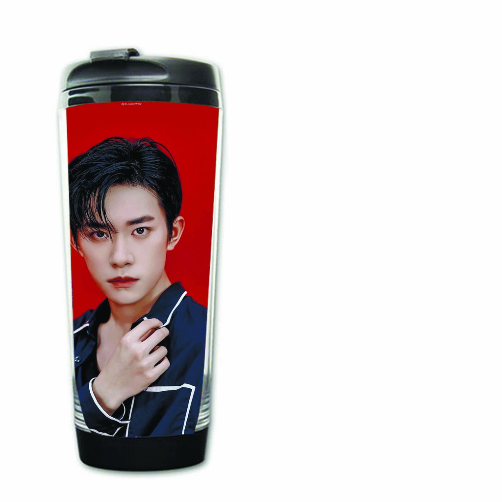 Bình nước IN HÌNH Dịch Dương Thiên Tỉ cốc đựng quà tặng tiện lợi