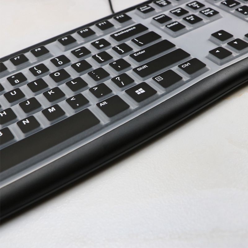 Miếng dán bàn phím thích hợp cho Logitech Mk120 K120 bằng silicon siêu mỏng