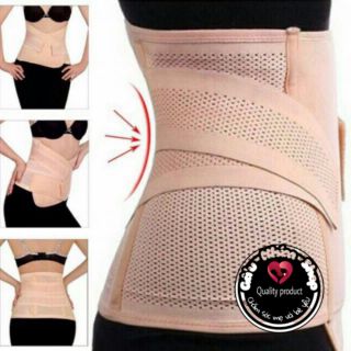 Đai nịt bụng định hình thông hơi 2 lớp giảm eo loại chuẩn