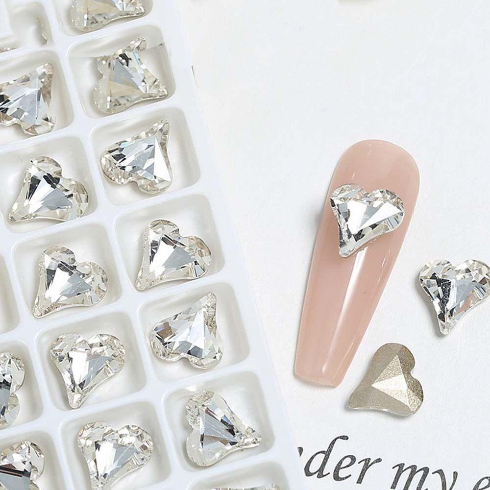 OCEANMAP Phụ Kiện Trang Trí Móng Tay Lấp Lánh Sang Trọng Charms