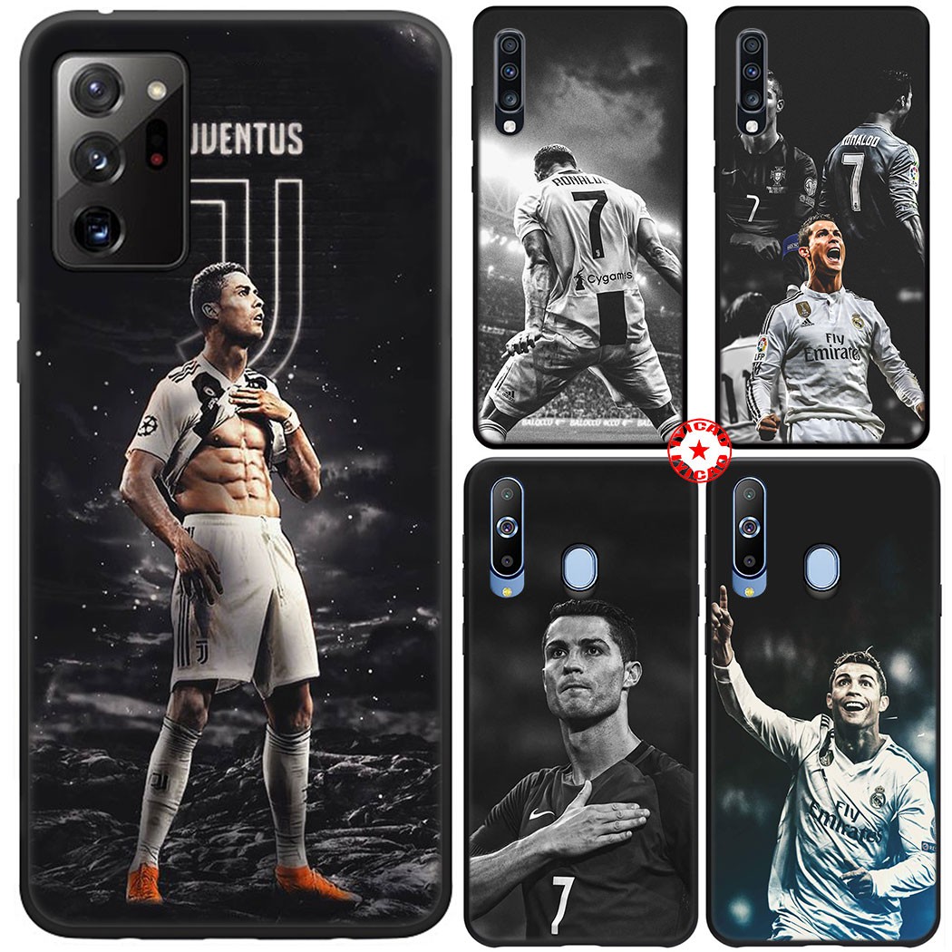 Ốp điện thoại hình Cristiano Ronaldo CR7 52SA cho Samsung Galaxy A30S A20S A20E A10S A30 A20 A10 A9 A8 A7 Plus