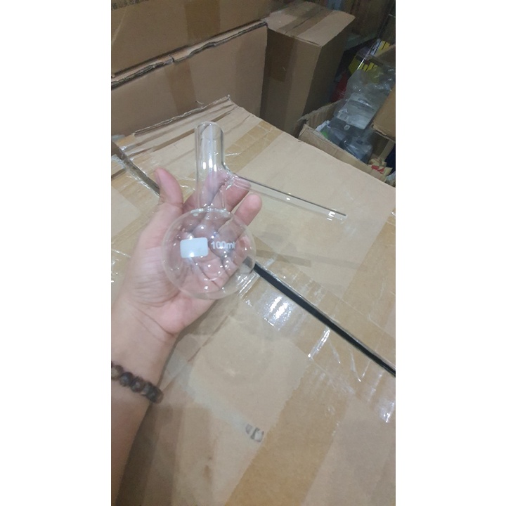 Bình cầu đáy tròn có nhánh 100ml