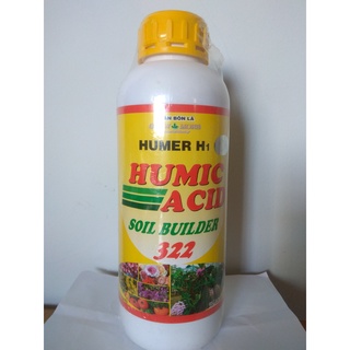 Phân bón lá Humic Acid 322 nhãn vàng - chai 1 lít