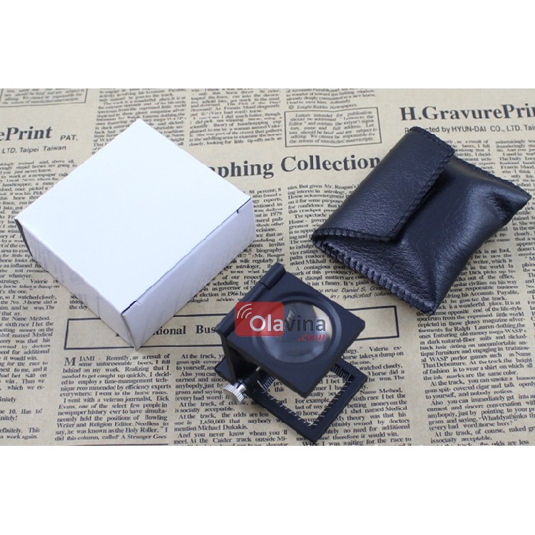 ​Kính lúp có thước đo 10x khung hợp kim nhôm