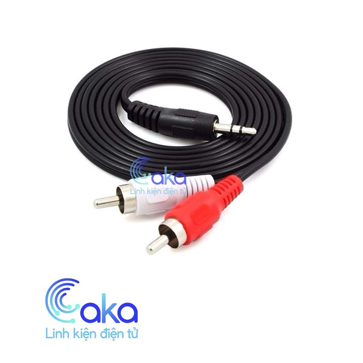 Cáp chuyển âm thanh 3.5 sang 2 AV RCA 1.5M