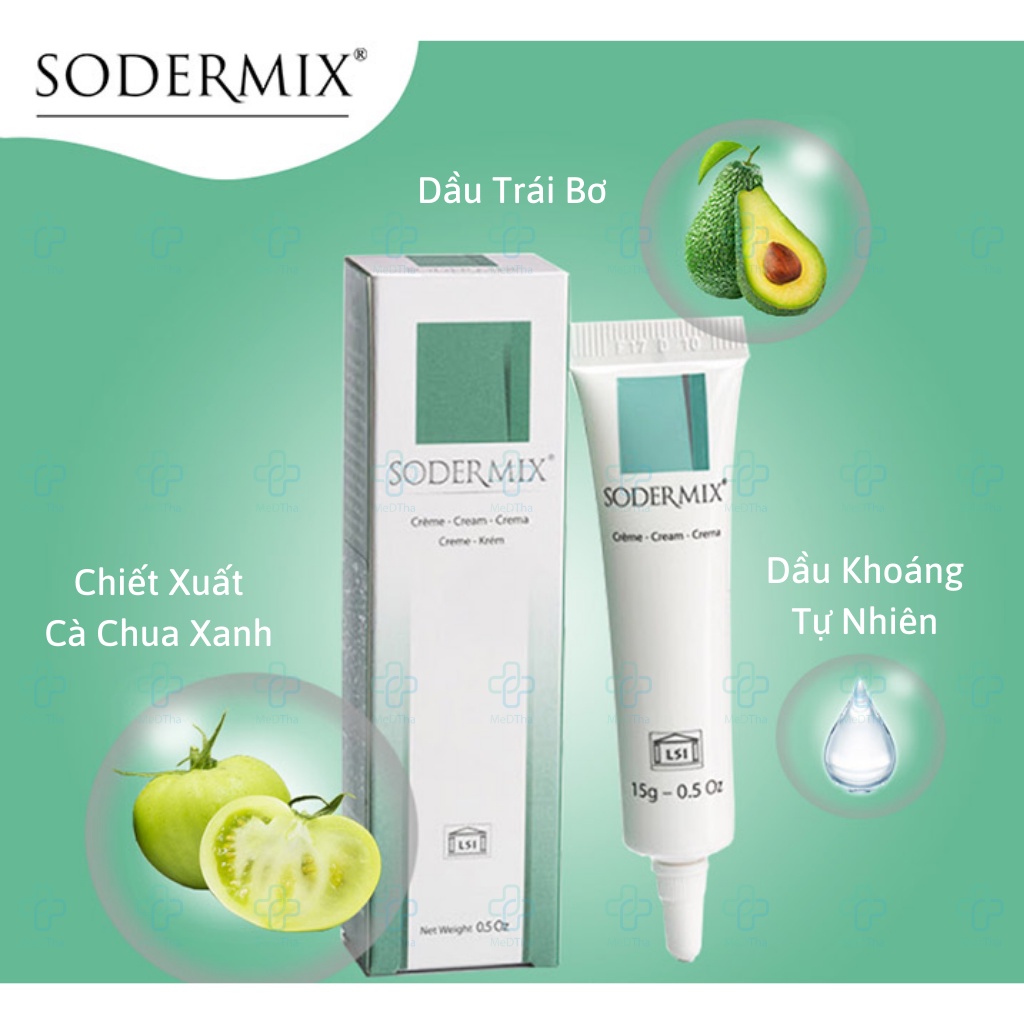 Sodermix - Kem Mờ Sẹo, Bôi Chàm Sữa, Dưỡng Da, Sẹo Lồi, Bệnh Da Cơ Địa