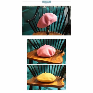Mũ Nồi Beret Nữ Cá Tính Nhiều Màu