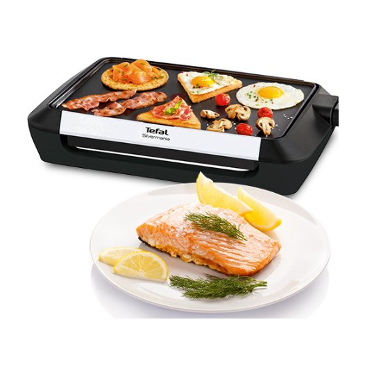 Vỉ nướng điện Tefal 6 mức nhiệt - thương hiệu Pháp CB6708, công suất 1600W, bảo hành 2 năm
