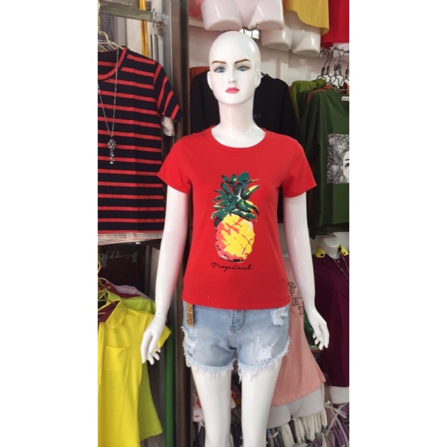 Chào lỏi siêu phẩm lỏi áo thun cottong hoa quả nổi giận chất cottong đẹp kh nhé . Ai lay nao e nha mọi người mẫu nào