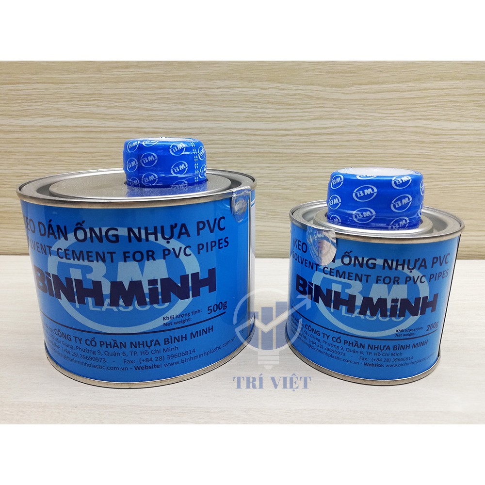 [Chính hãng] Keo Dán Ống Nhựa Bình Minh 200g/500g