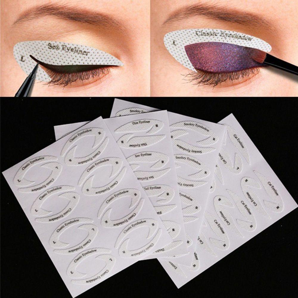 Set 4 Tờ Miếng Dán Kẻ Mắt Hình Xăm Tạm Thời Nhanh Chóng