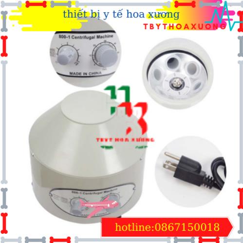 Máy Li Tâm 6 Ống 800-1 Hẹn Giờ -  Máy Tách Huyết Tương PRP , Spa
