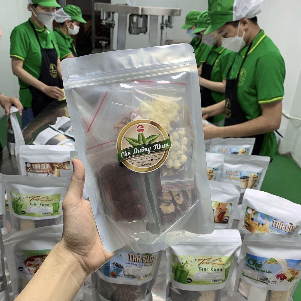 Set Chè dưỡng nhan tuyết yến 400gr 15 - 18 chén nguyên liệu cao cấp kèm công thức, hàng công ty sản xuất, VSATTP