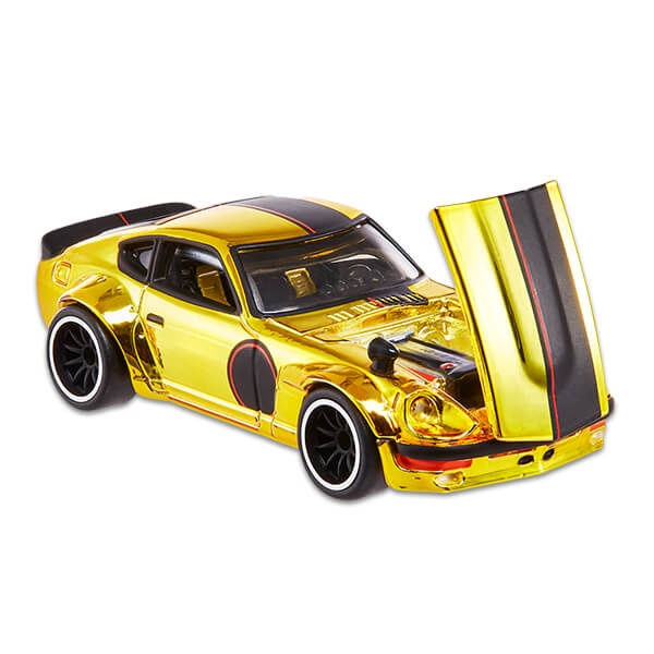 Xe mô hình Hot Wheels CUSTOM '72 DATSUN 240Z GOLD RLC Exclusive 2021