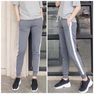 Quần jogger thể thao thun nỉ nữ kèm ảnh thật