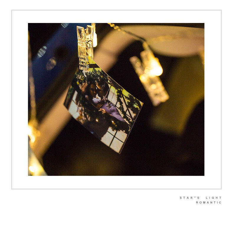 3M DÂY 20 ĐÈN LED KẸP FAIRY LIGHT TREO ẢNH TRANG TRÍ PHÒNG SIÊU ĐẸP | BigBuy360 - bigbuy360.vn