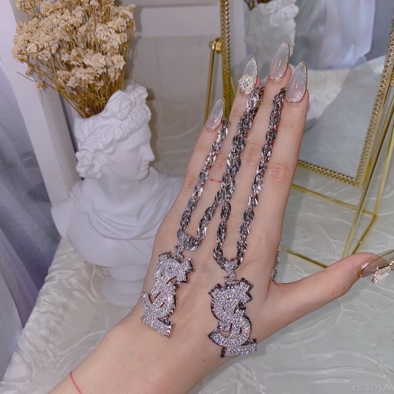 Dây chuyền xi bạch kim Y.S.L 💎