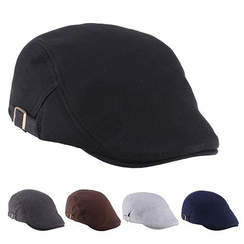 Mũ beret màu trơn thời trang cho nam nữ