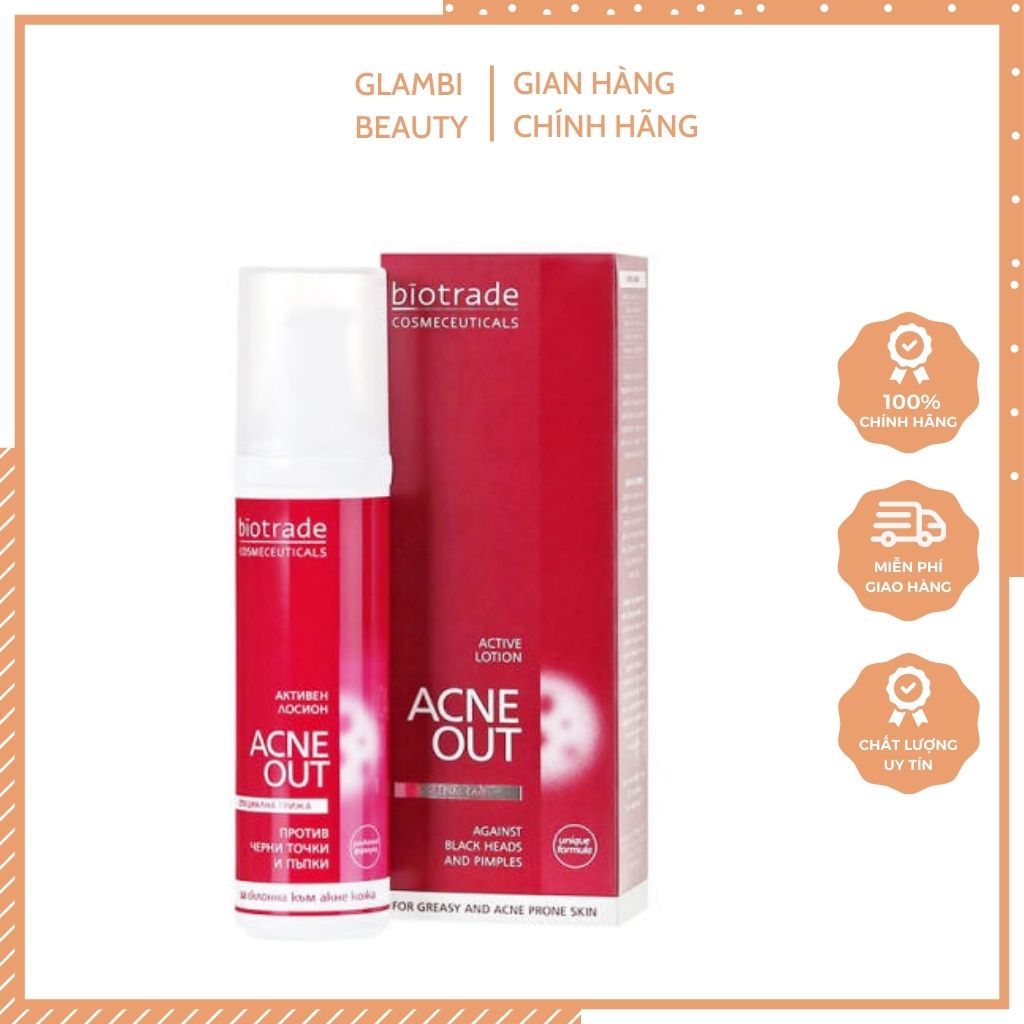 Lotion giảm mụn Biotrade Acne Out Active Lotion 10ml nhanh chóng, hiệu quả