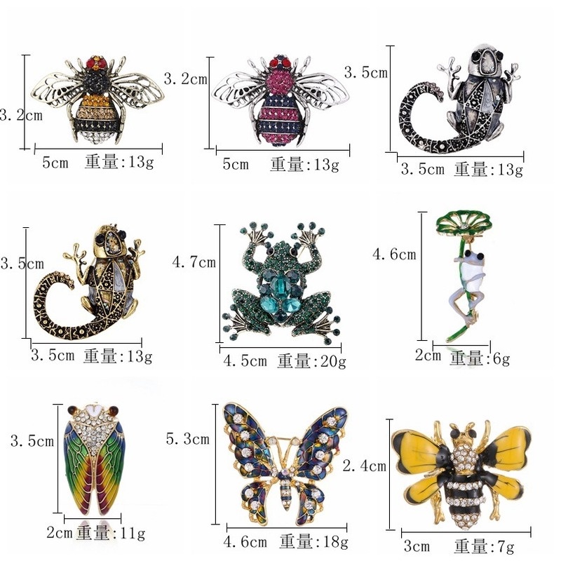 Ghim Cài Áo Hình Các Con Vật Đáng Yêu