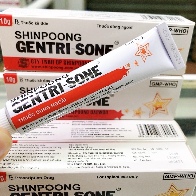Tuýp bôi Gen-tri-sone Hàn quốc